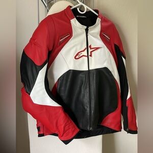 Alpinestars Leather Armored Jacket 48 Great condition